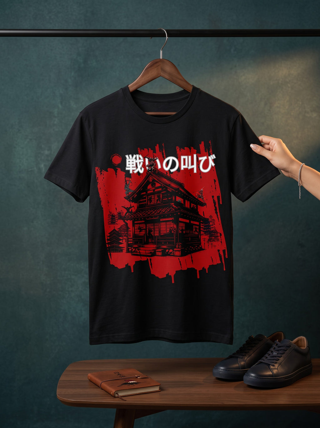 Japanese Samurai Mansion Unisex Graphic T-Shirt