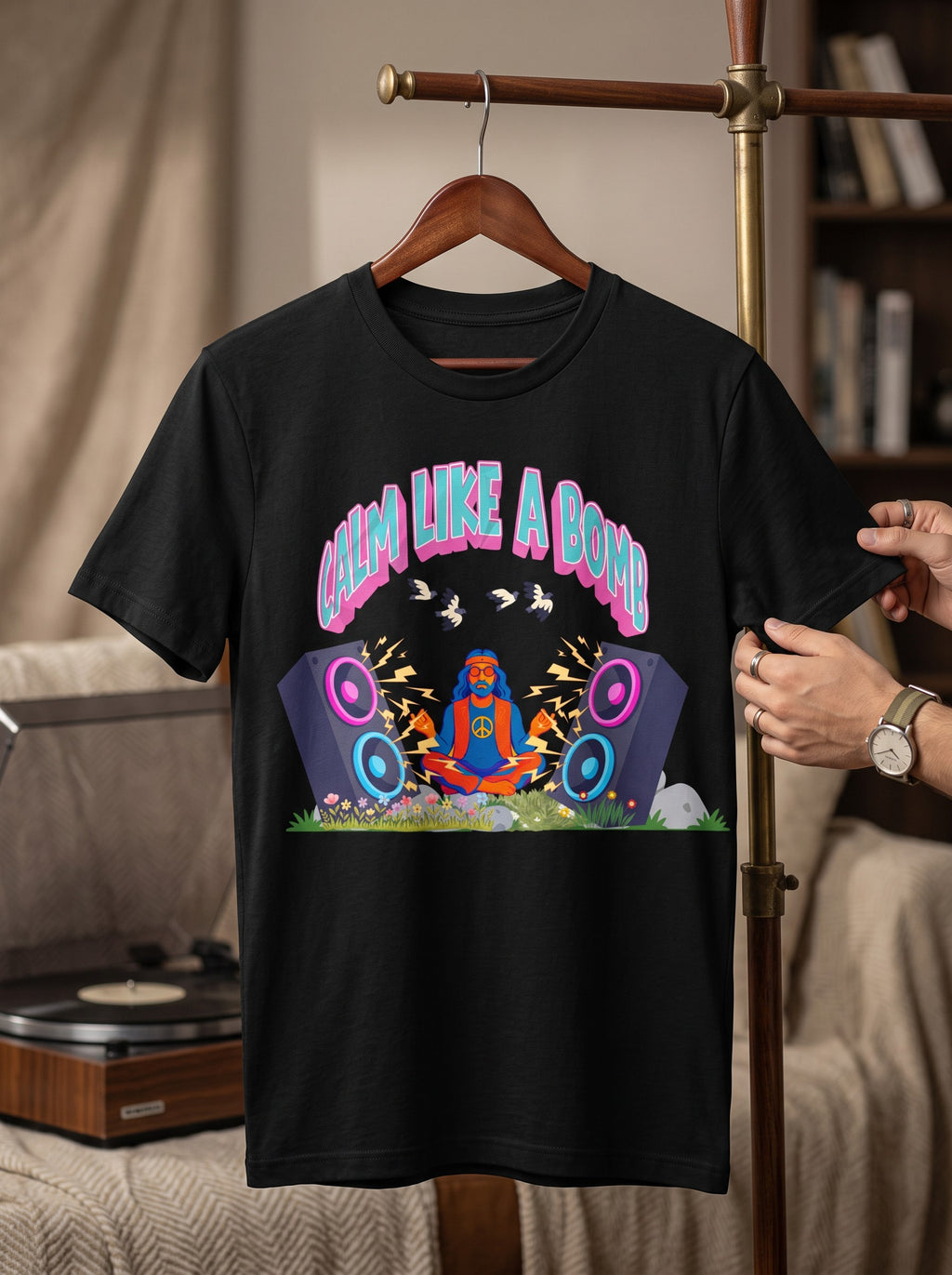 Calm Like A Bomb Graphic Tee – Unisex