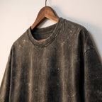 Acid Wash Oversized Tee – Olive Green | Unisex
