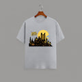 Owl City graphic t-shirt on Grey unisex 100% cotton crew neck, unique eye-catching artistic flair design, vibrant DTG print 300 DPI, 180 GSM breathable soft fabric