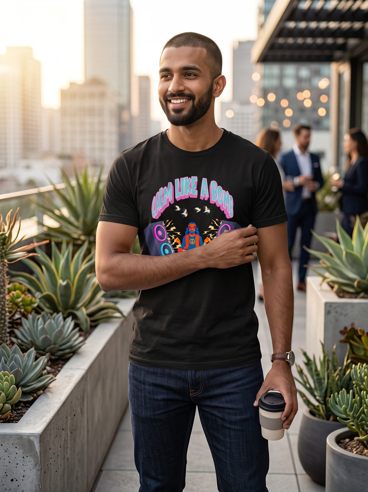 Calm Like A Bomb Graphic Tee – Unisex