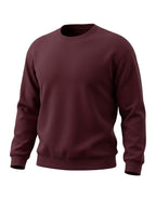 Burgundy Oversized Sweatshirt on BURGUNDY unisex premium soft-touch cotton blend crew neck, relaxed roomy fit modern streetwear aesthetic, deep rich burgundy hue sophisticated, durable ribbed cuffs hem cozy secure, classic crew neckline, oversized silhouette gender-neutral, timeless style