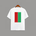 Inspire - Elevate graphic t-shirt on WHITE unisex 100% cotton crew neck, bold minimalist graphic print on chest, daily reminder stay motivated focused design, DTG print 300 DPI, 180 GSM breathable soft fabric