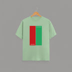 Inspire - Elevate graphic t-shirt on JADE-GREEN unisex 100% cotton crew neck, bold minimalist graphic print on chest, daily reminder stay motivated focused design, DTG print 300 DPI, 180 GSM breathable soft fabric