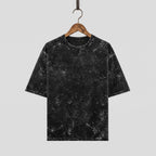 Acid Wash Oversized Tee – Black | Unisex