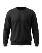 Tribe Neo 91 unisex oversized black sweatshirt in a thick cotton-polyester blend with a relaxed fit.